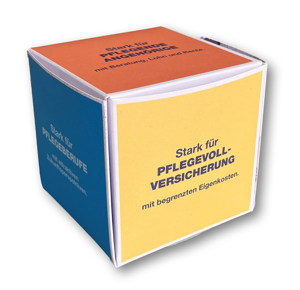 Würfel - Pflegekampagne Würfel - Pflegekampagne