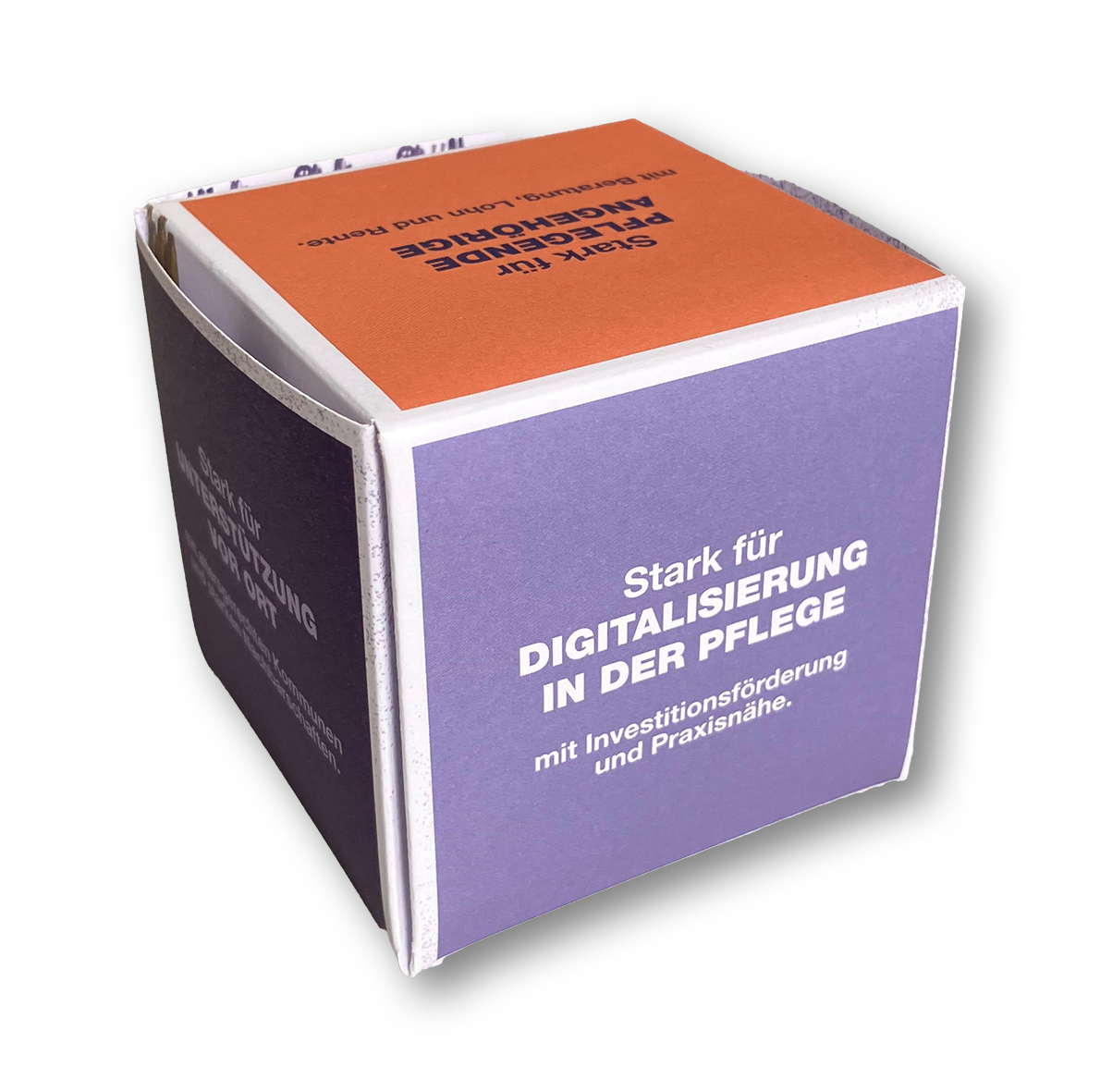 Würfel - Pflegekampagne Würfel - Pflegekampagne