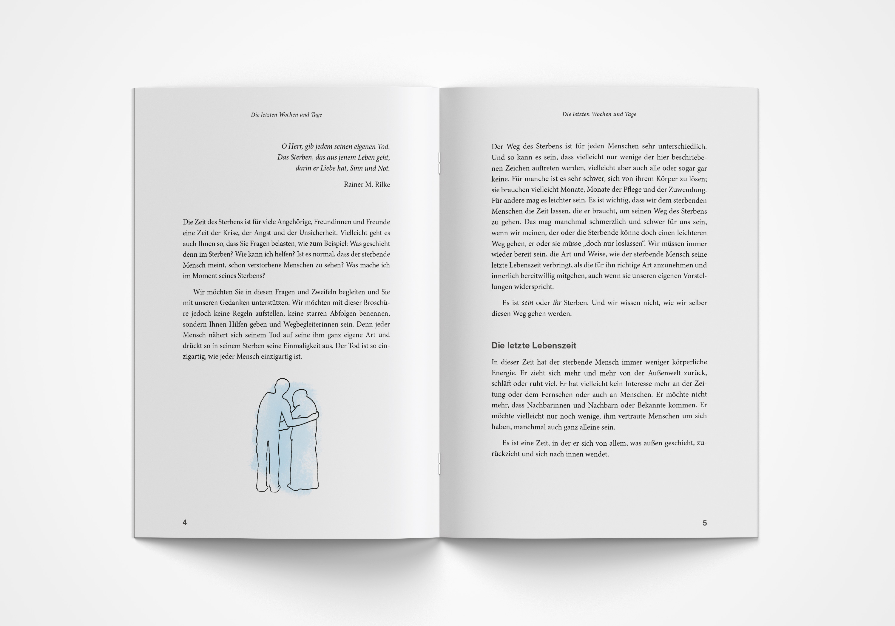 Die letzten Wochen und Tage