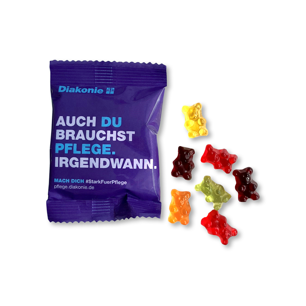 100er Pack Fruchtgummi - Pflegekampagne