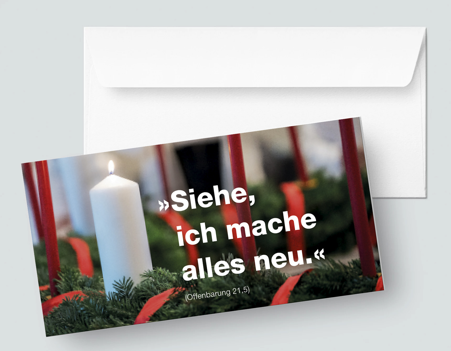 5er Set Weihnachtskarte und Kuvert  5er Set Weihnachtskarte und Kuvert