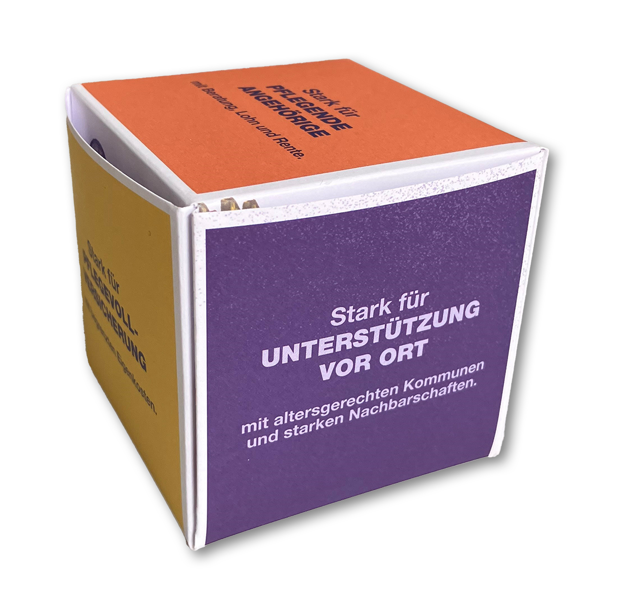 Würfel - Pflegekampagne Würfel - Pflegekampagne