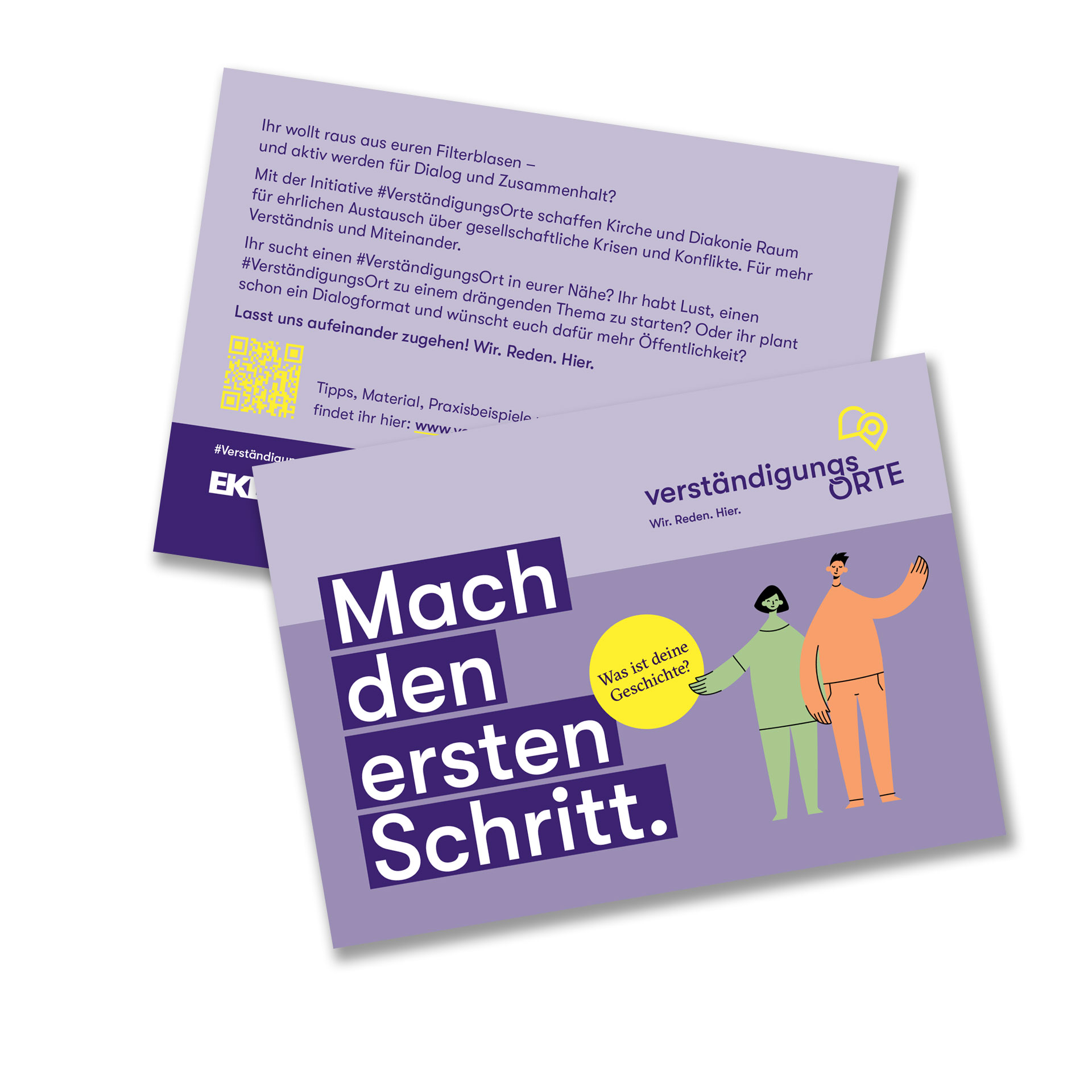 50er Pack Postkarte  #VerständigungsOrte 