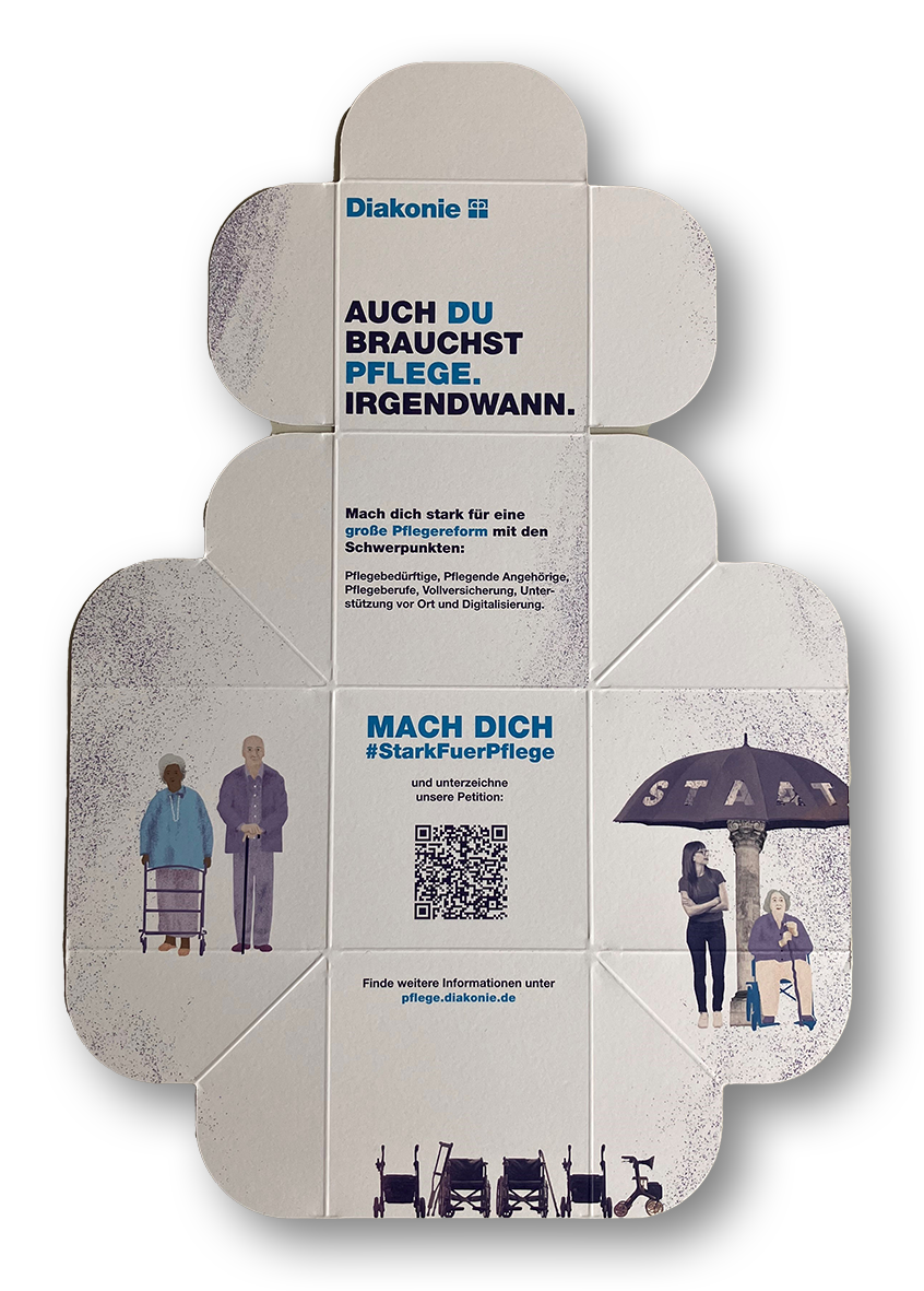 Würfel - Pflegekampagne Würfel - Pflegekampagne