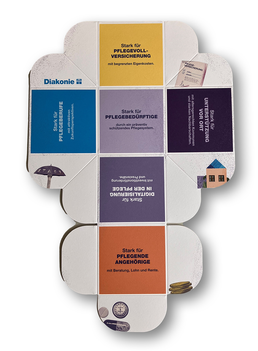 Würfel - Pflegekampagne Würfel - Pflegekampagne