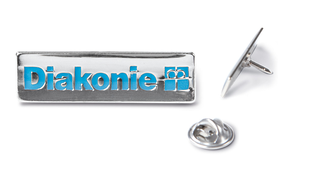 Anstecknadel / Pin mit Diakonie-Logo