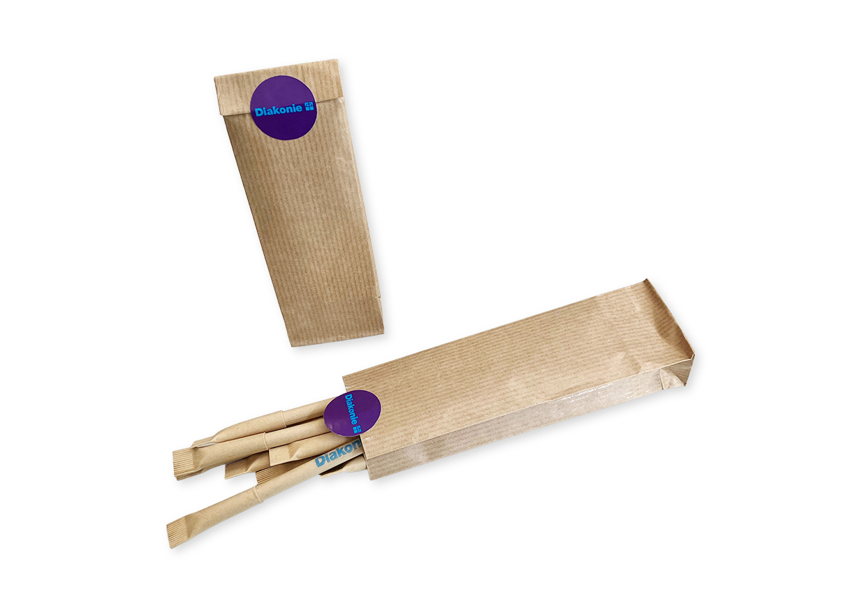 10er-Pack Papier-Kugelschreiber