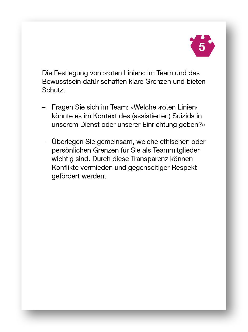 Impulskartenset Suizidprävention
