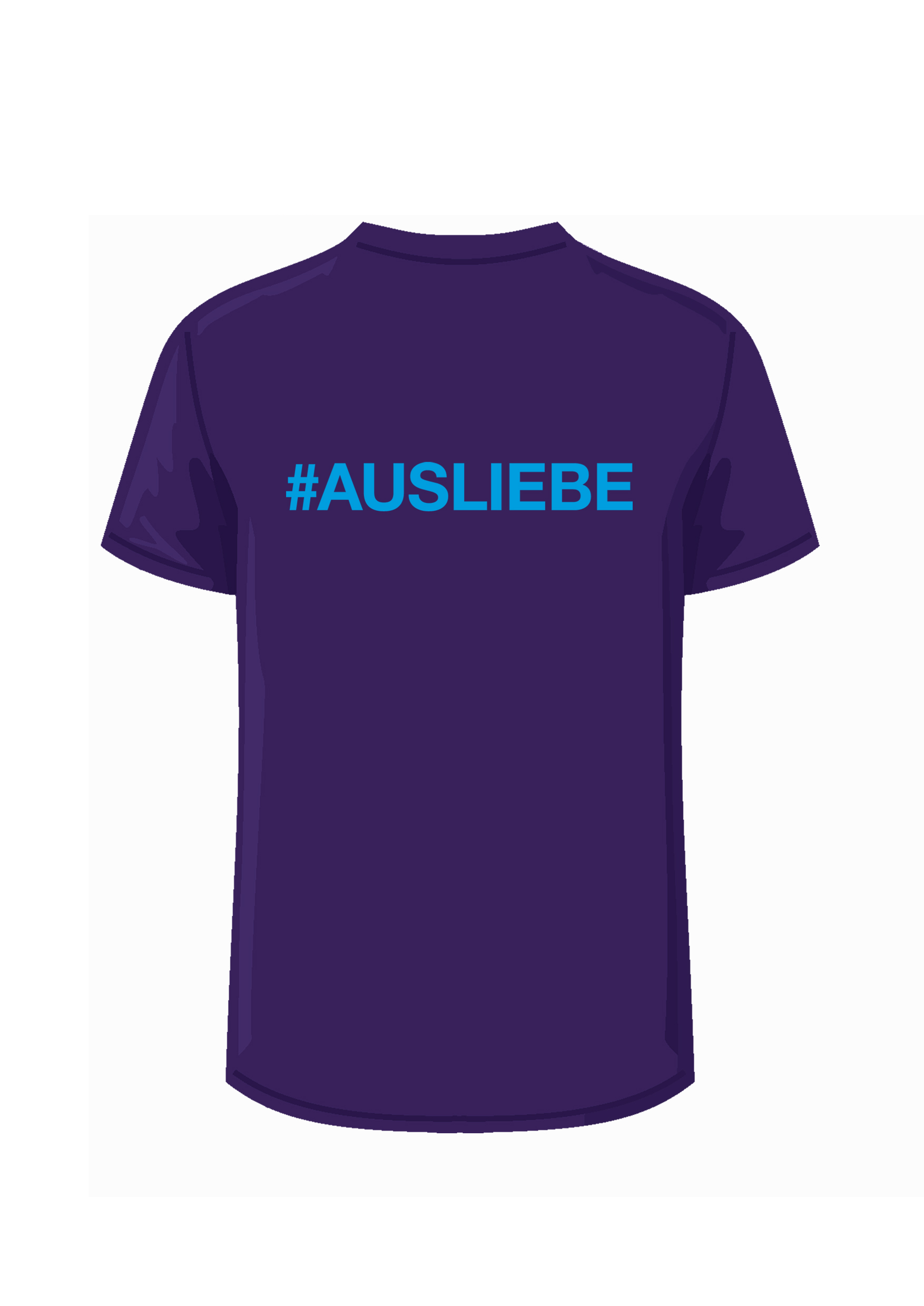 Violettes T-Shirt #AUSLIEBE